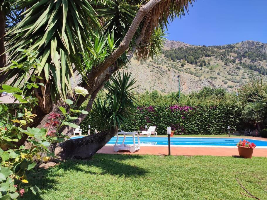 Da Nonna Cettina Appartamento In Villa Con Piscina Palermo Eksteriør bilde